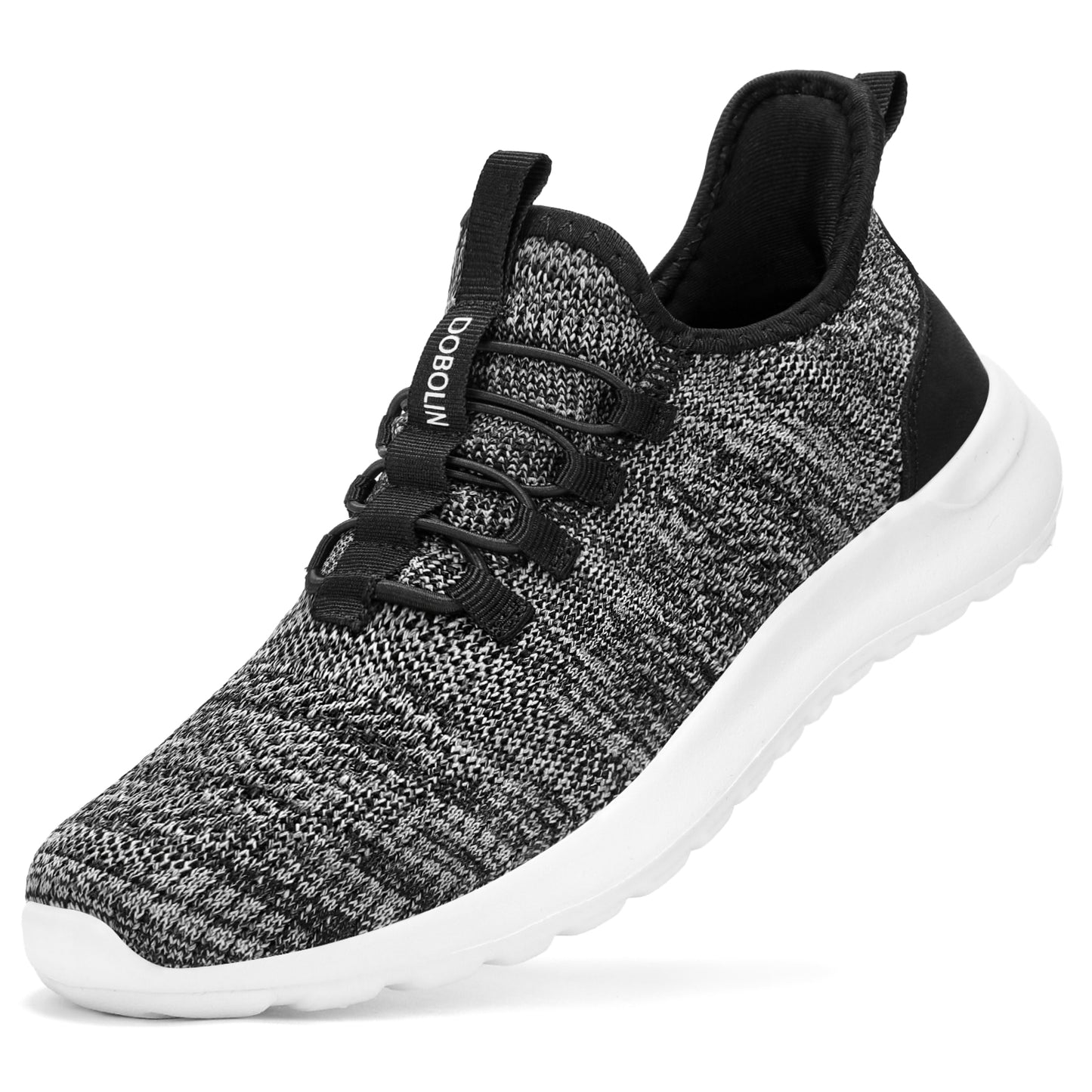 DOBOLIN Walking Shoes Women Hands Free Slip on Sneakers with Arch Support