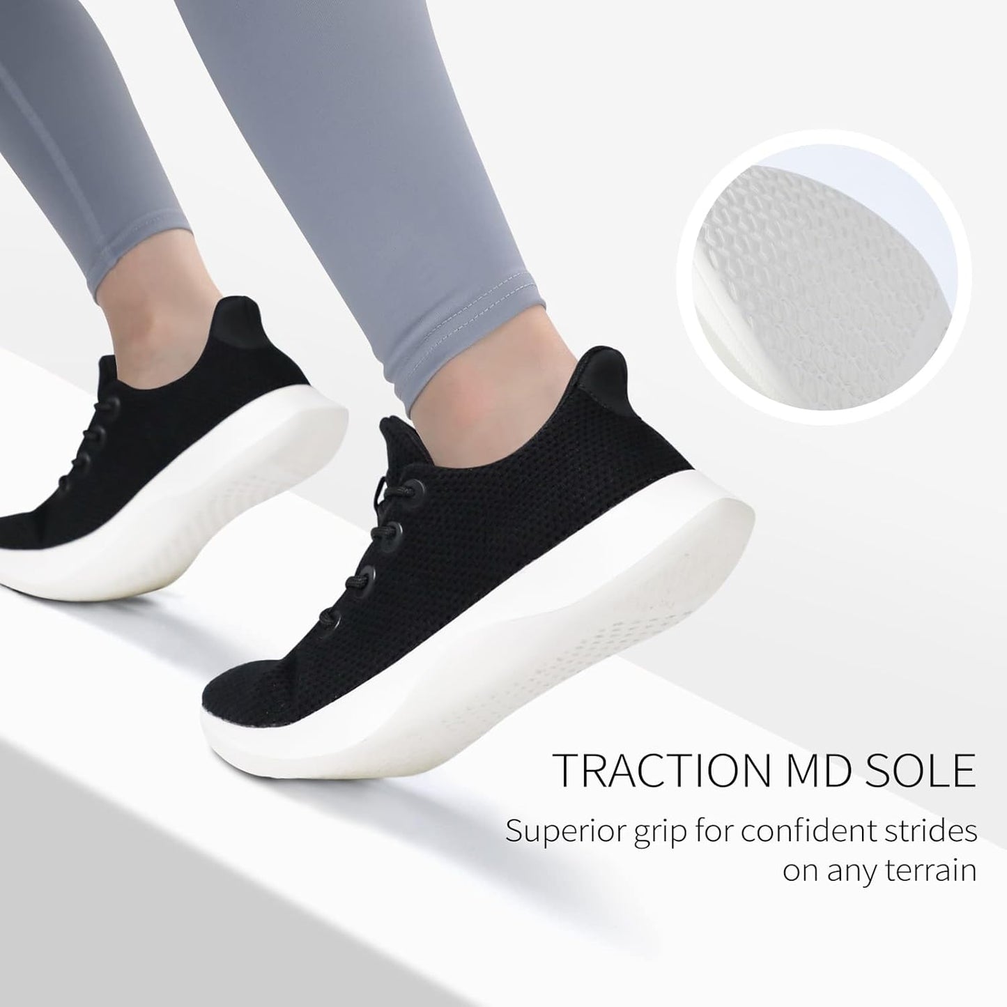 Tennis Walking Shoes Womens Slip on Sneakers with Arch Support