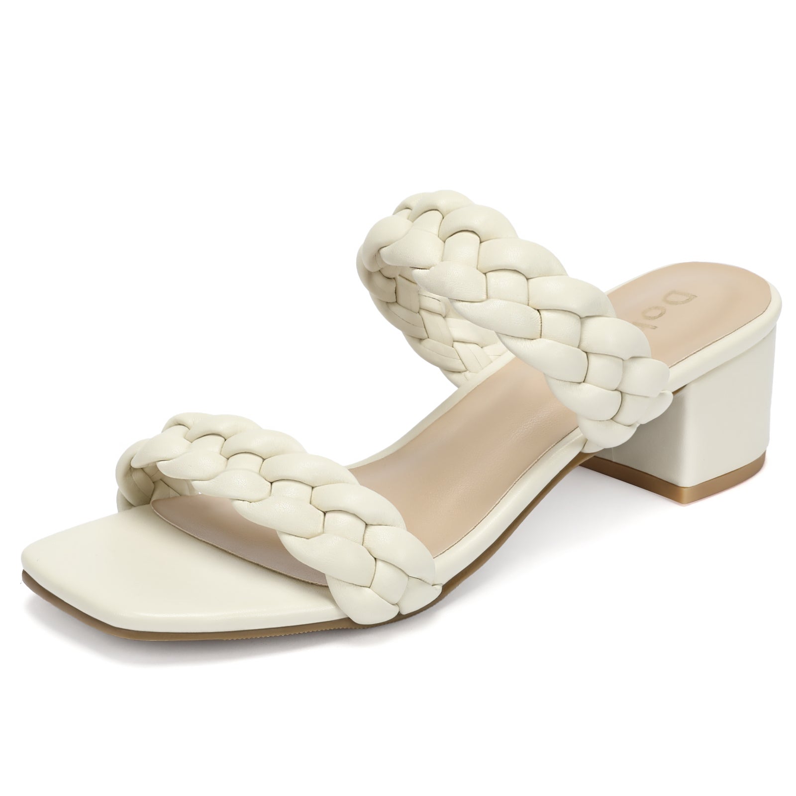 Braided Dressy Sandals Square Open Toe