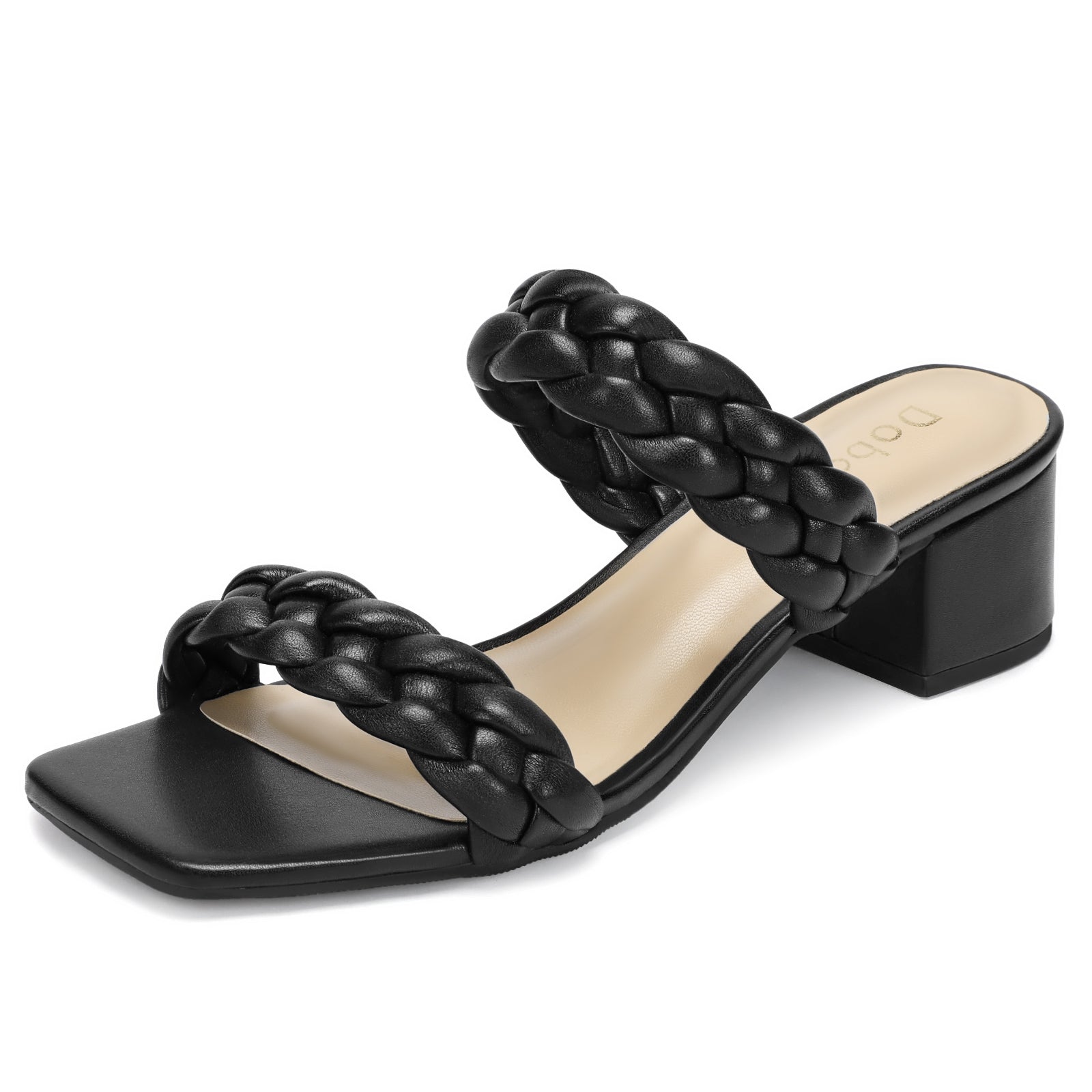 Braided Dressy Sandals Square Open Toe