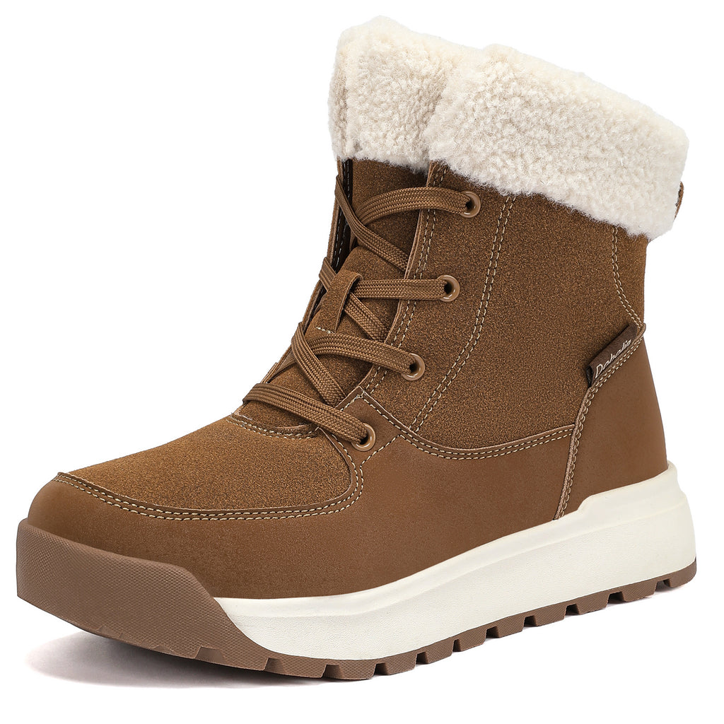 DOBOLIN Women's Warm Winter Snow Ankle Boots
