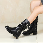 Mid Calf Boots Wide Toe Box