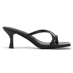 Wide Width Kitten Heels Flip Flops Sandals