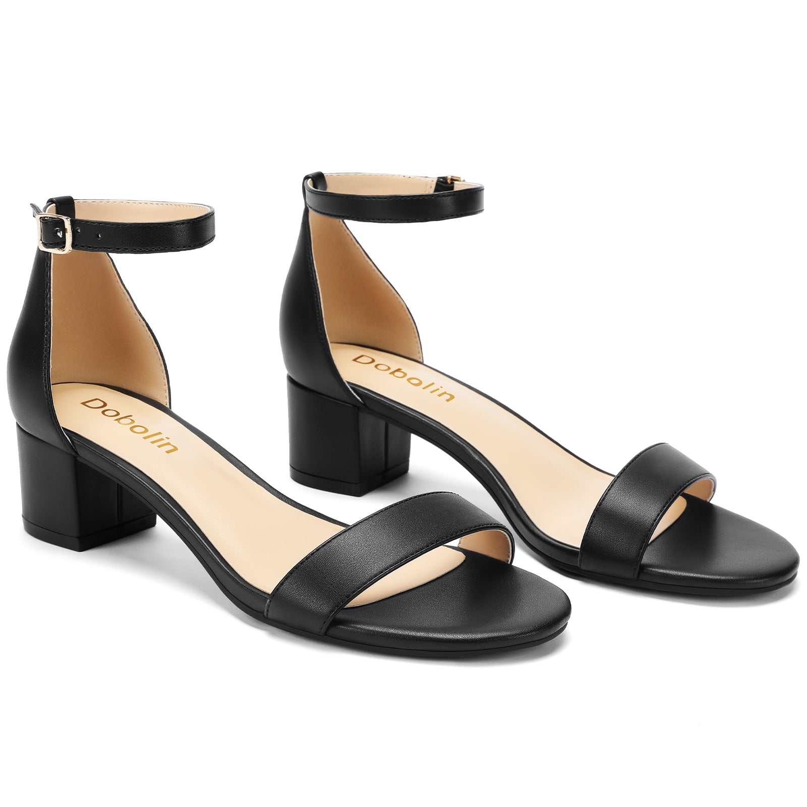 Women's Heeled Sandals 1.77 Inch Low Block Chunky Heels