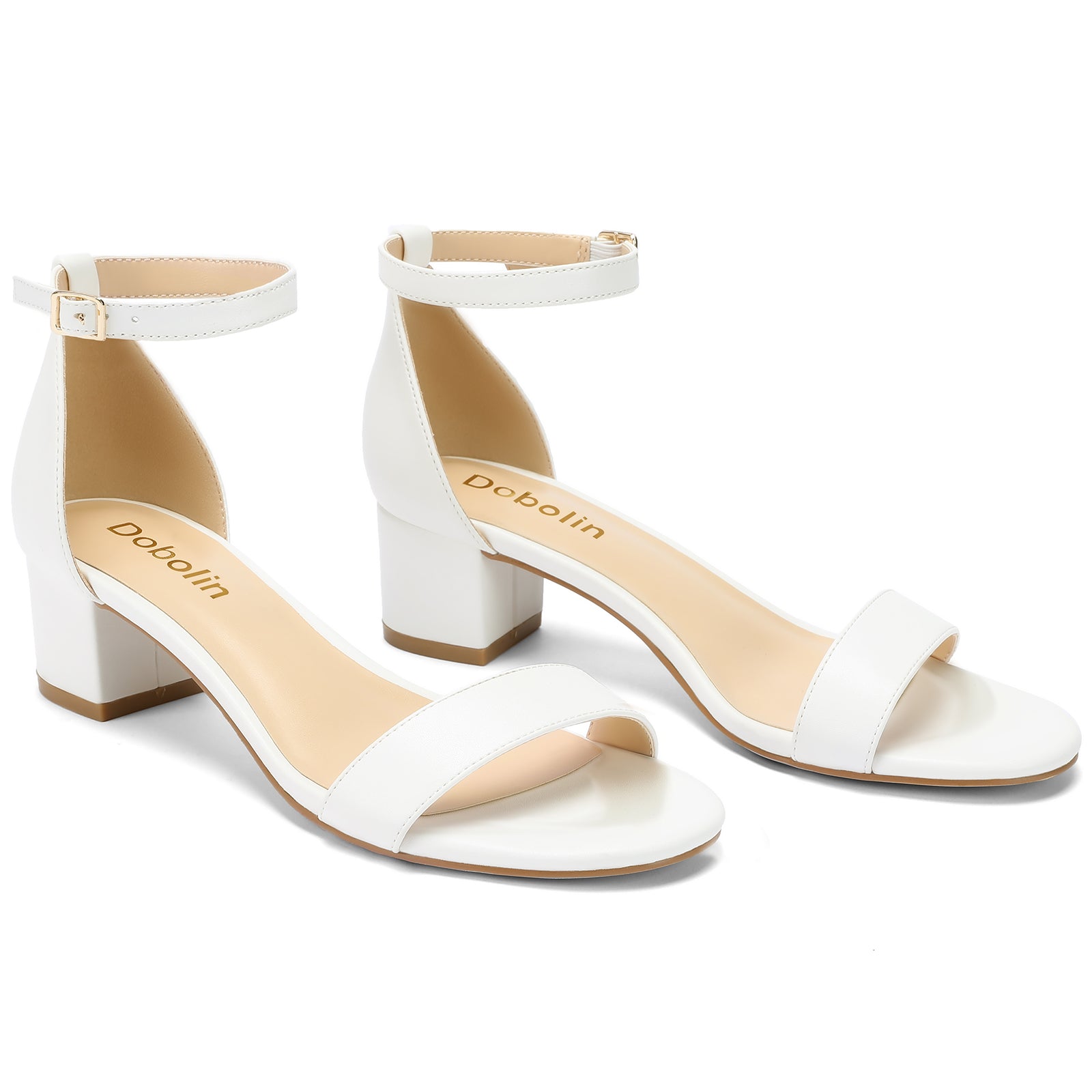 Women's Heeled Sandals 1.77 Inch Low Block Chunky Heels