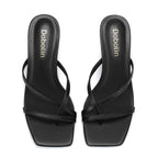 Wide Width Kitten Heels Flip Flops Sandals