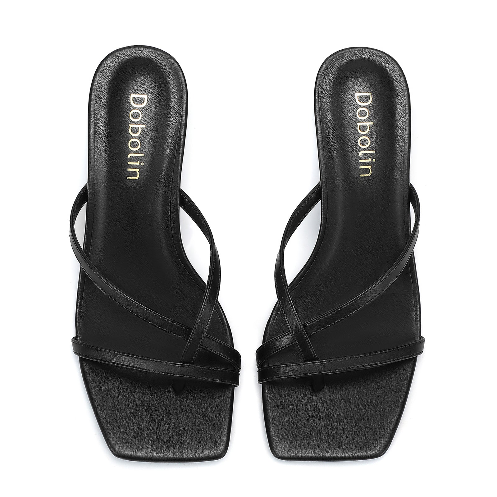 Wide Width Kitten Heels Flip Flops Sandals