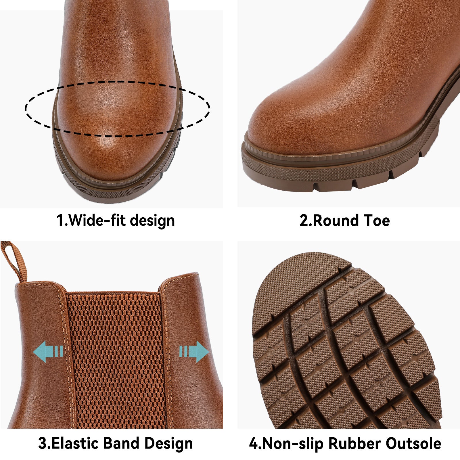 Chelsea Ankle Elastic Boots 2.6 Inch