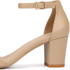 Low Heel Chunky Sandals 2.5-Inch