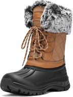 Waterproof Boots Lightweight Warm Anti-Slip Sole for Cold Weather Outdoor