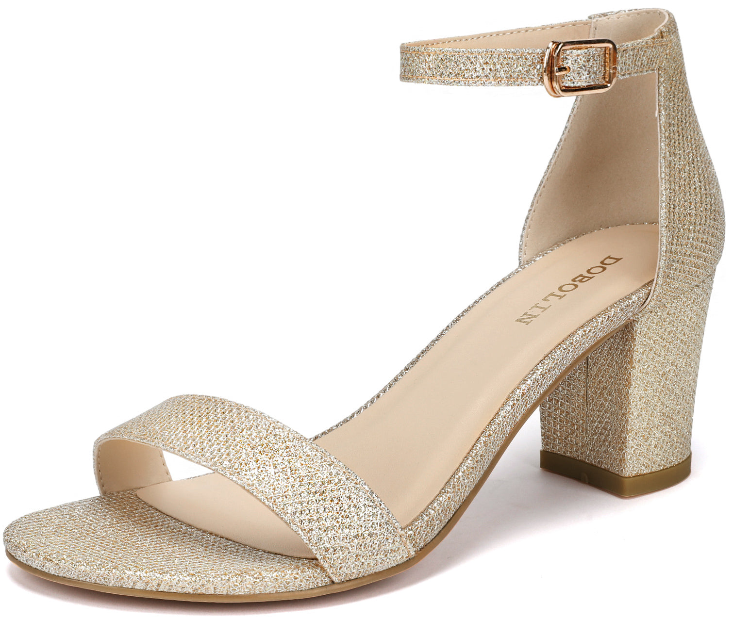 Wide Width Heeled Sandals for Women Two Strap Low Heel Chunky Sandals Dobolin.Official Wide Width Heeled Sandals for Women Two Strap Low Heel Chunky Sandals Dobolin.Official