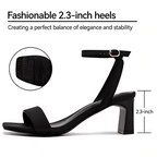 Wide Width Dress Heel 2.64-inch Wedding Party Shoes