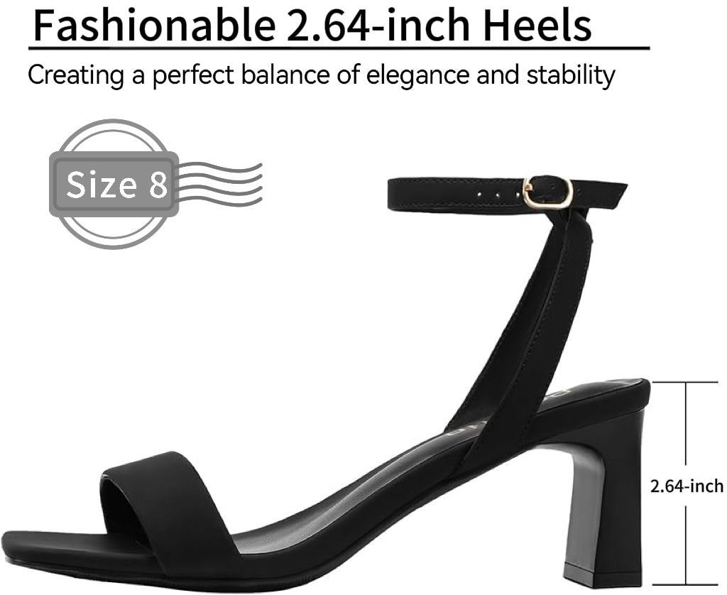 Wide Width Dress Heel 2.64-inch Wedding Party Shoes