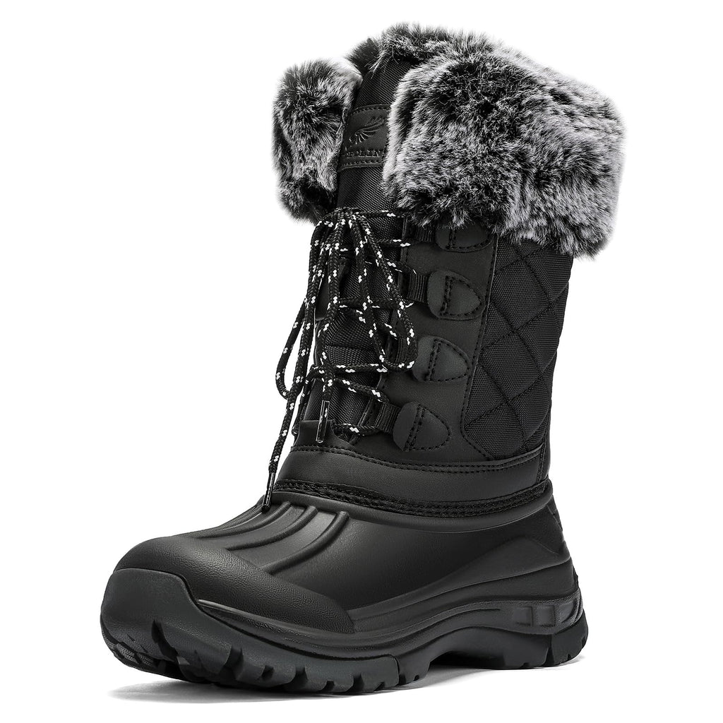 Waterproof Boots Lightweight Warm Anti-Slip Sole for Cold Weather Outdoor
